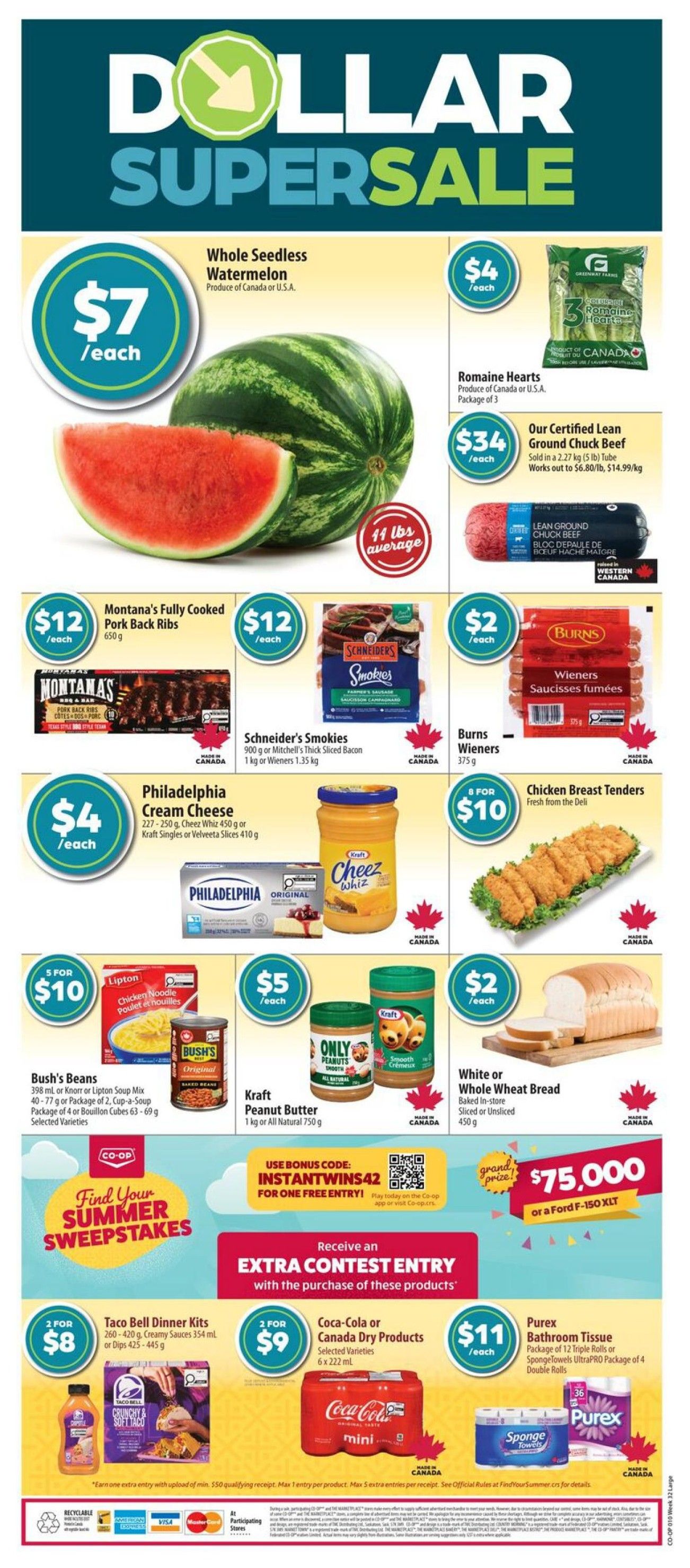 Co-op (West) Food Store Flyer August 6 to 12