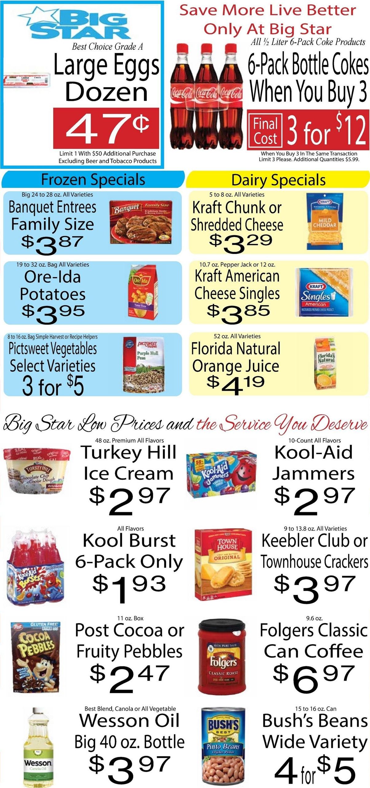 Gene Stimson Big Star Weekly Ad August 5 - 11, 2026