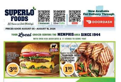 Superlo Foods Weekly Ad August 5 - 18, 2026