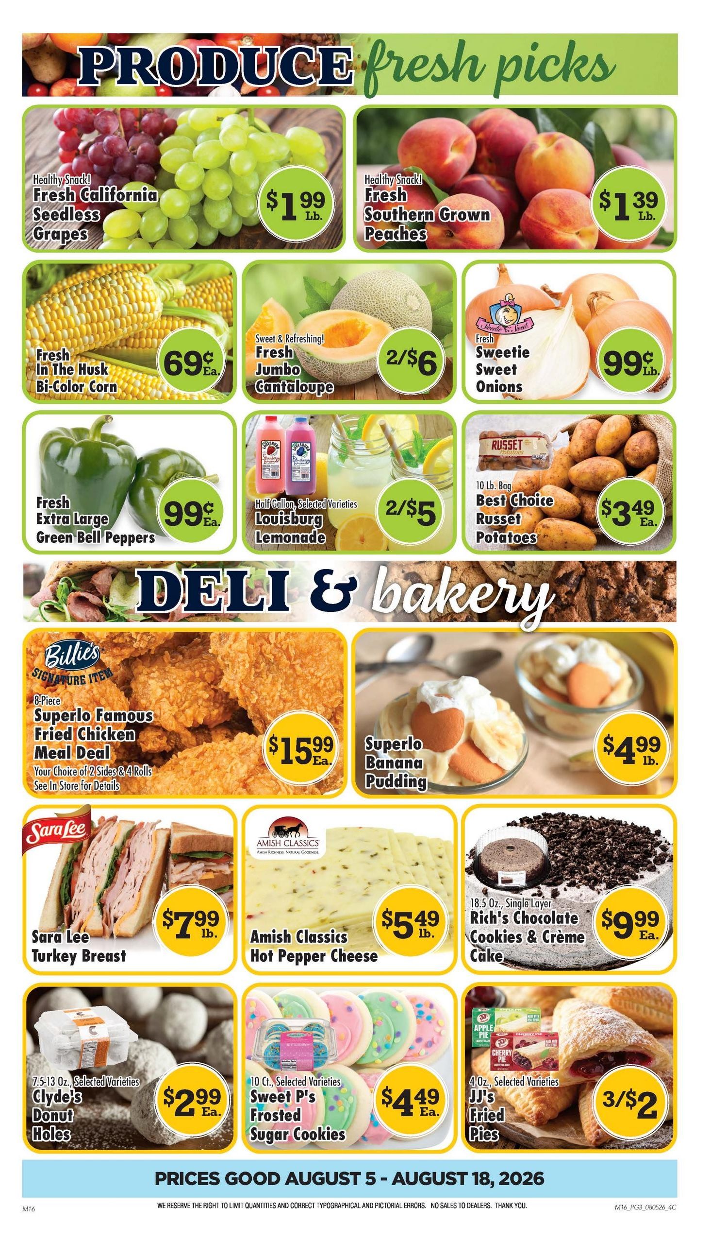 Superlo Foods Weekly Ad August 5 - 18, 2026