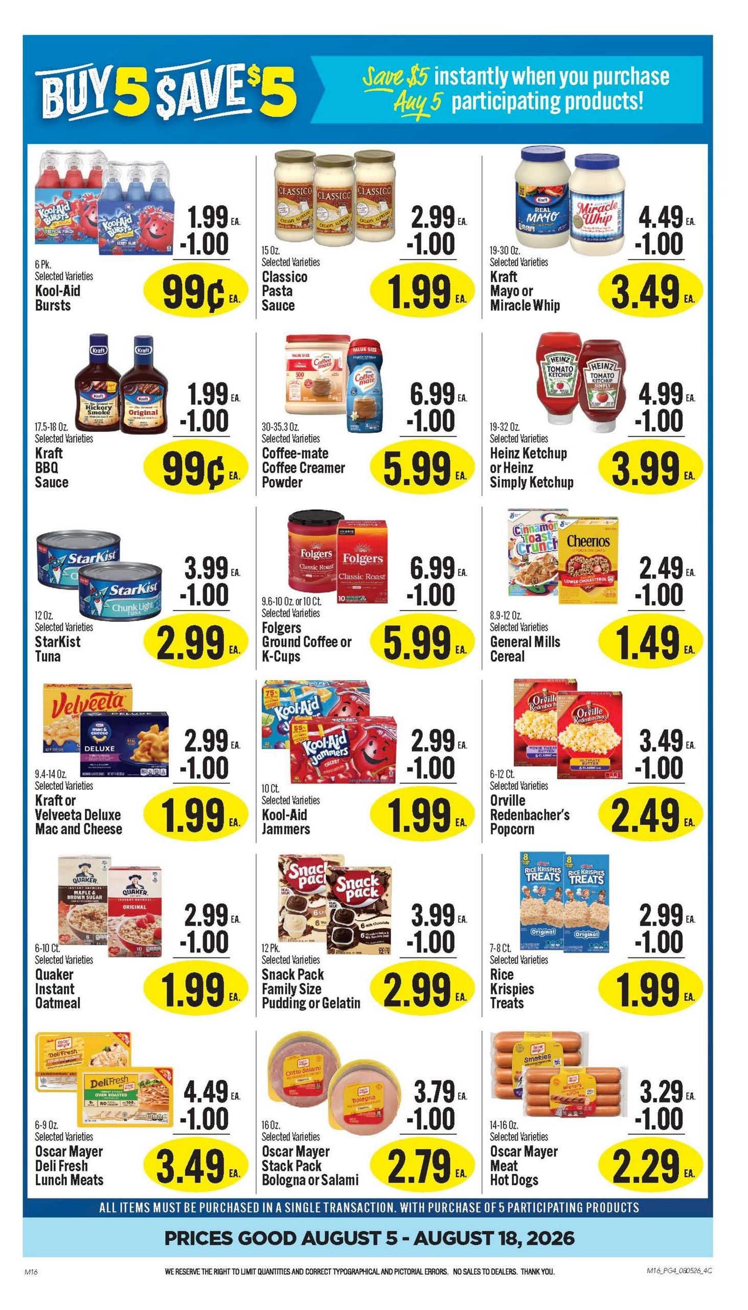 Superlo Foods Weekly Ad August 5 - 18, 2026