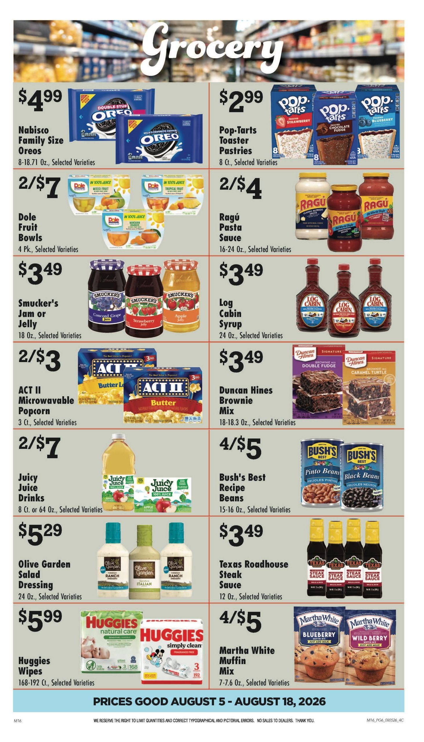Superlo Foods Weekly Ad August 5 - 18, 2026