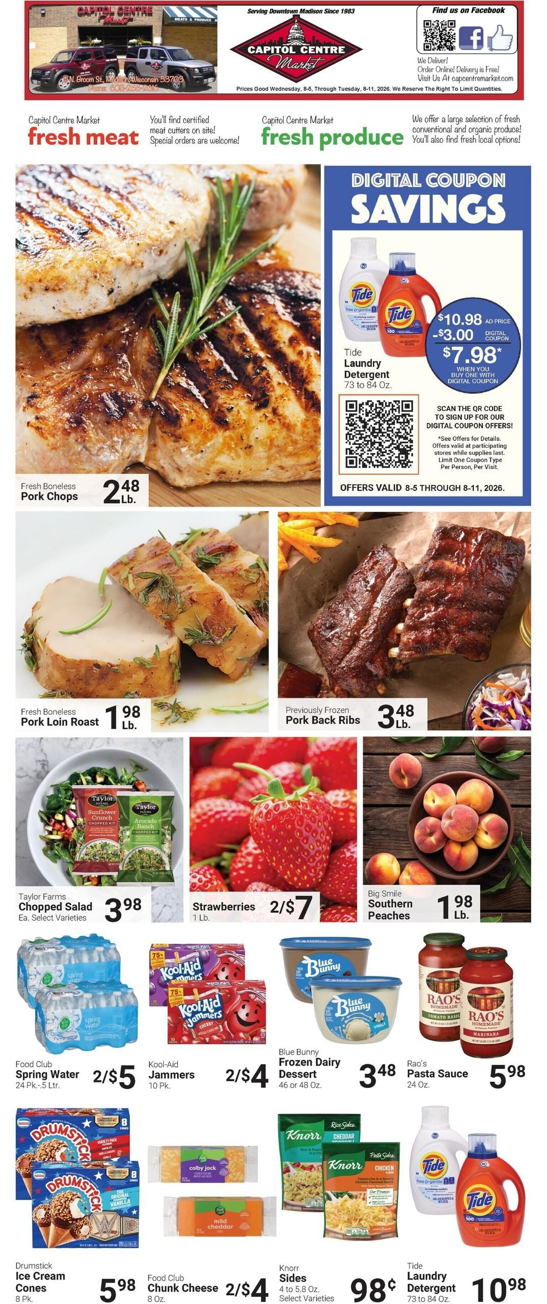 Capitol Centre Foods Weekly Ad August 5 - 11, 2026