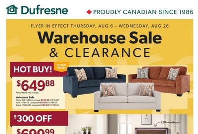 Dufresne Flyer August 6 to 26