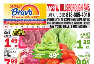 Bravo Supermarket (Clearwater–Largo Area, FL) Bravo Florida Weekly Weekly Ad August 6 - 12, 2026