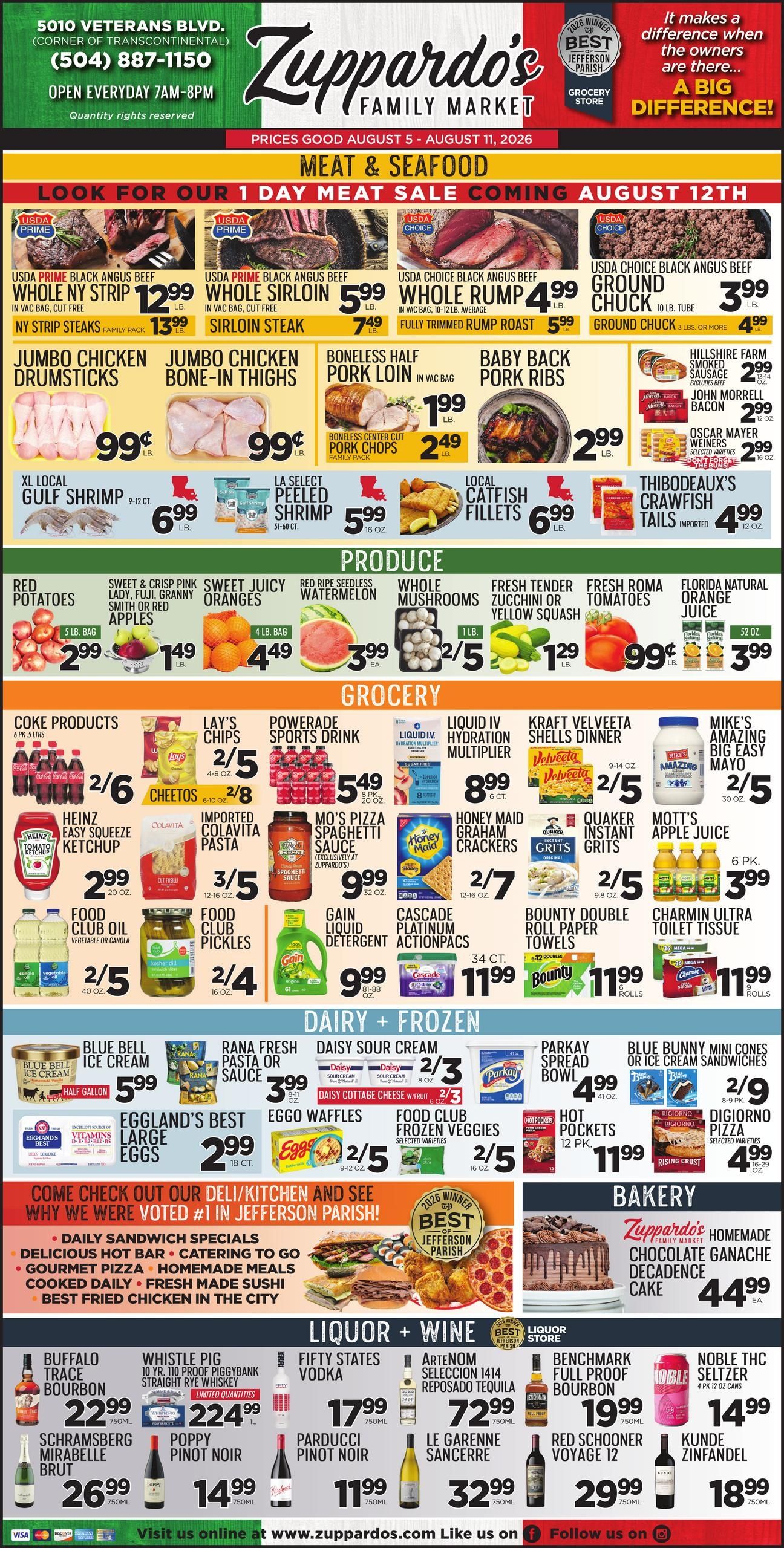 Zuppardo's Weekly Ad August 5 - 11, 2026