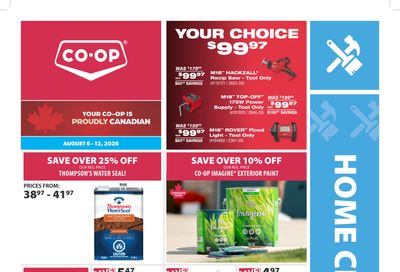 Co-op (West) Home Centre Flyer August 6 to 12