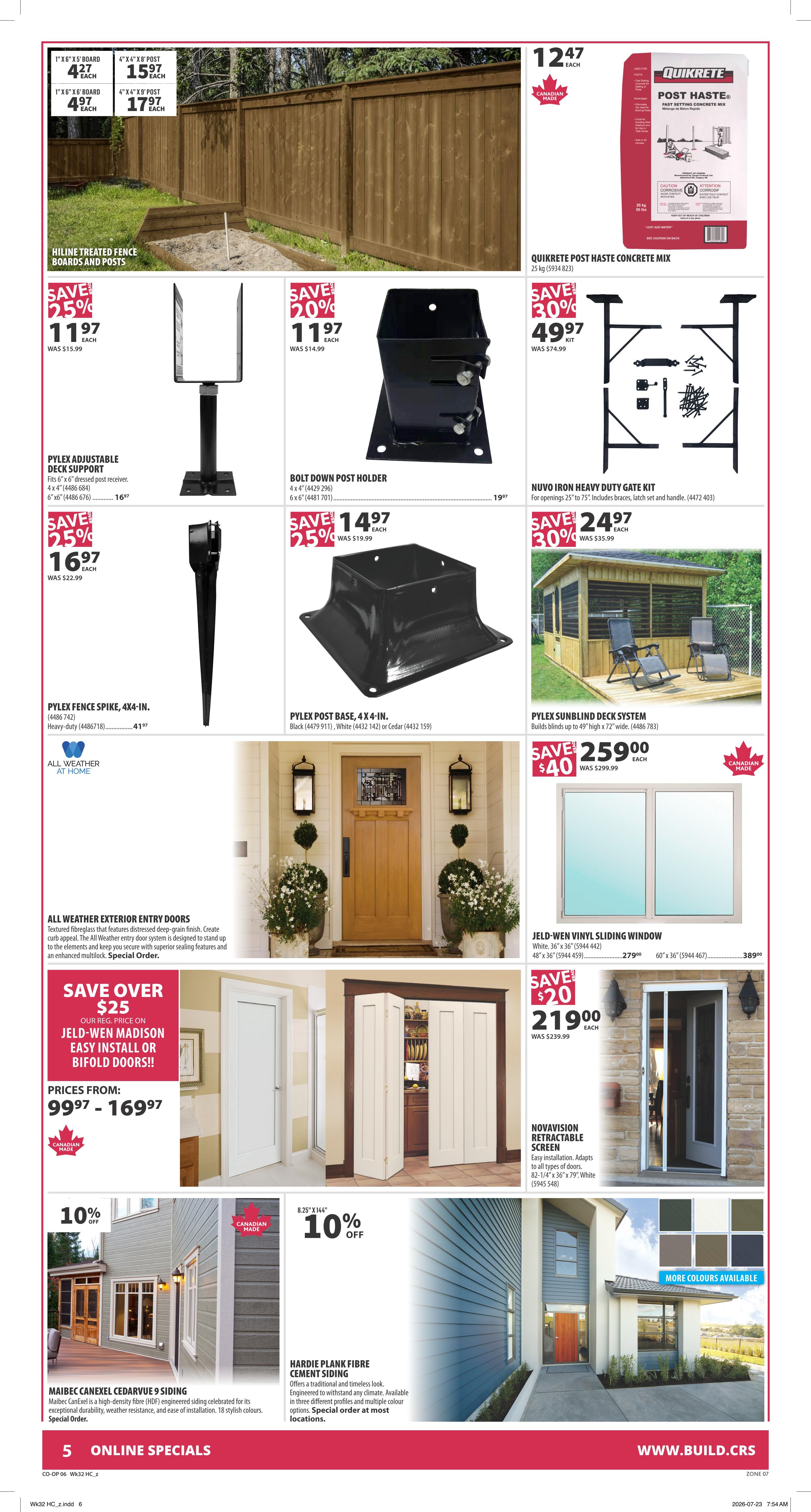 Co-op (West) Home Centre Flyer August 6 to 12