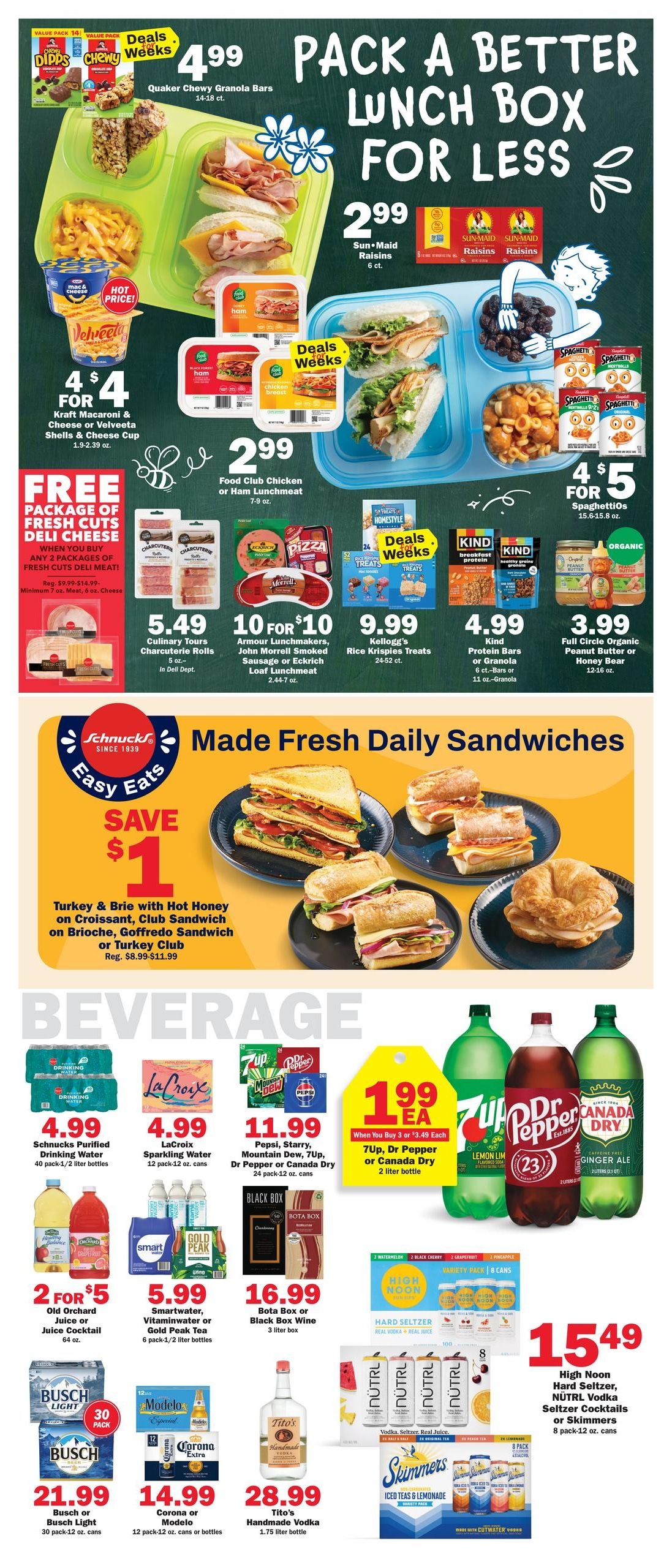 Schnucks (Rockford–Loves Park Area, IL) Weekly Print Weekly Ad August 12 - 18, 2026