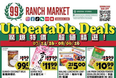 99 Ranch Market (Chandler, AZ) Weekly Ad July 31 - August 6, 2026