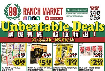 99 Ranch Market (Concord and other locations, CA) Weekly Ad July 31 - August 6, 2026