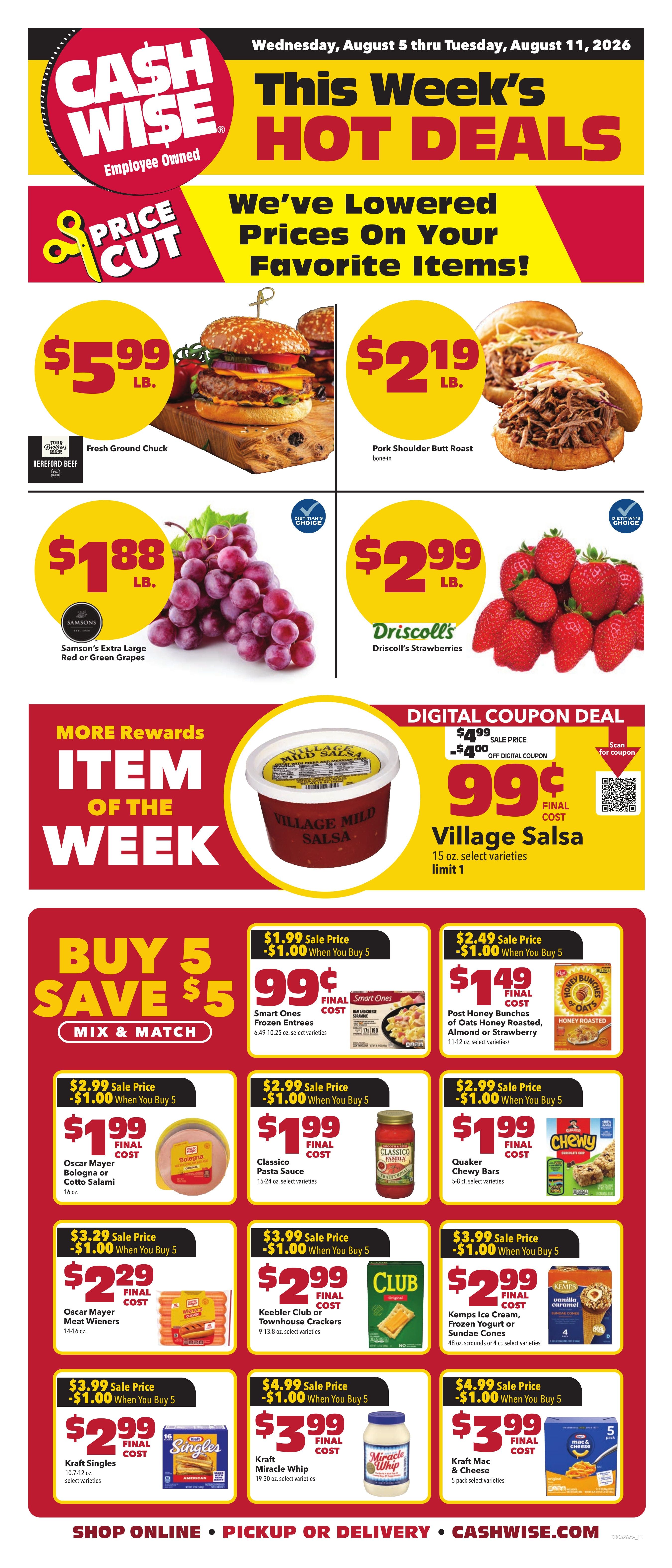 Cash Wise Weekly Ad August 5 - 11, 2026