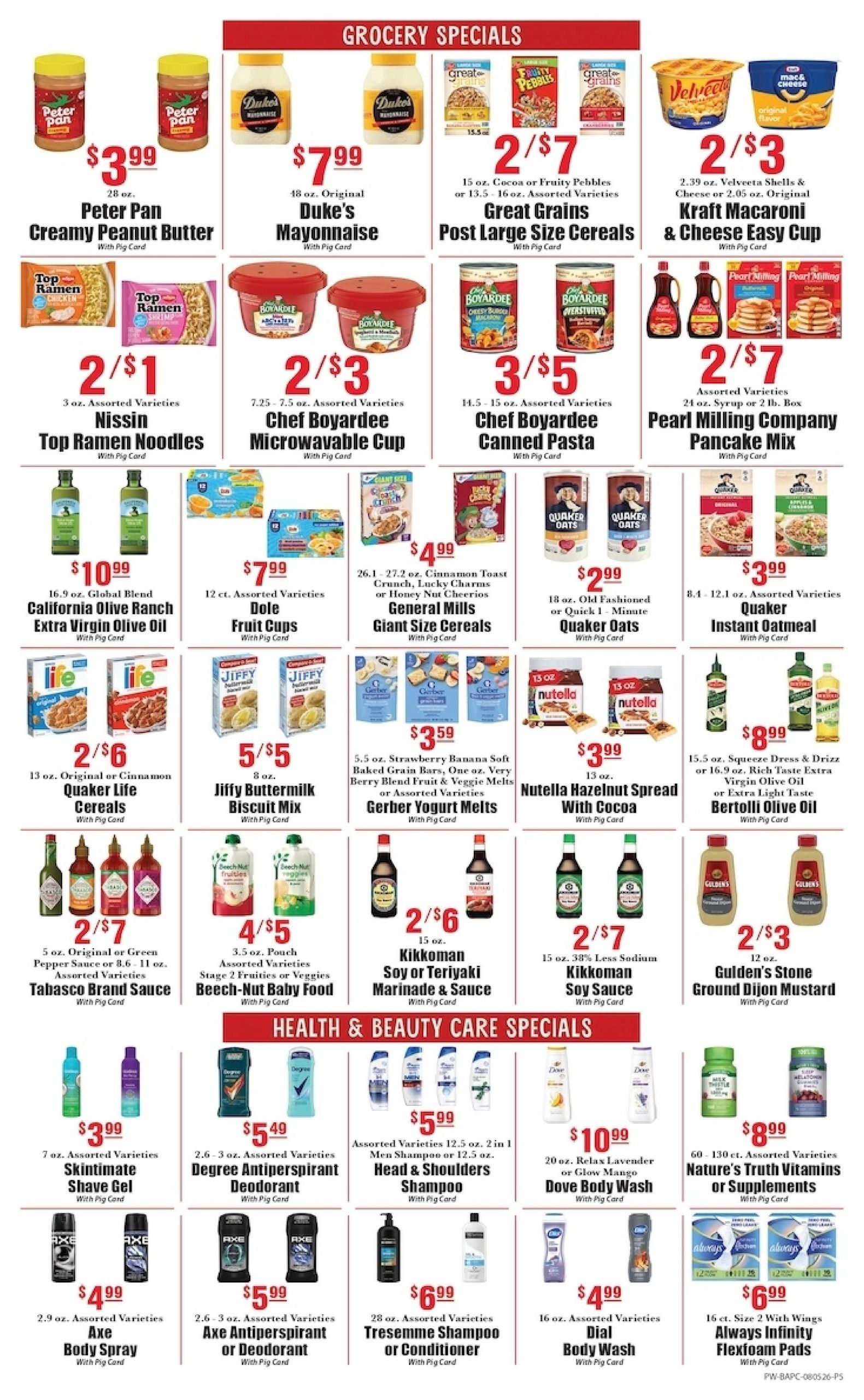 Piggly Wiggly (Aiken Area, SC) Weekly Ad August 5 - 11, 2026