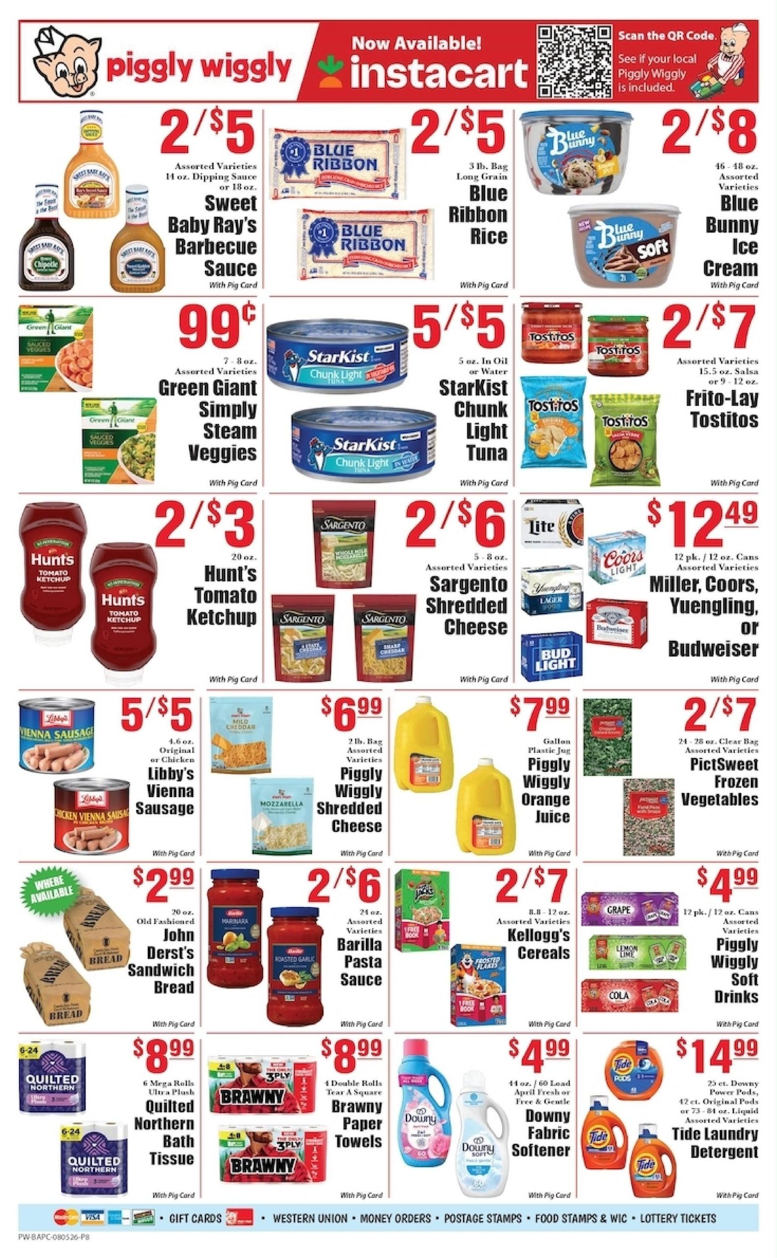 Piggly Wiggly (Aiken Area, SC) Weekly Ad August 5 - 11, 2026