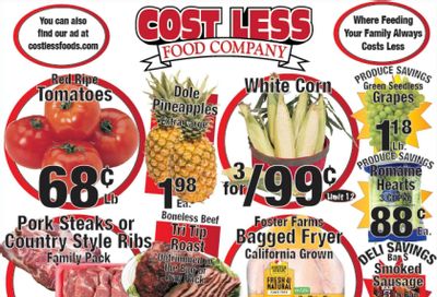 Cost Less Foods Weekly Ad August 5 - 11, 2026