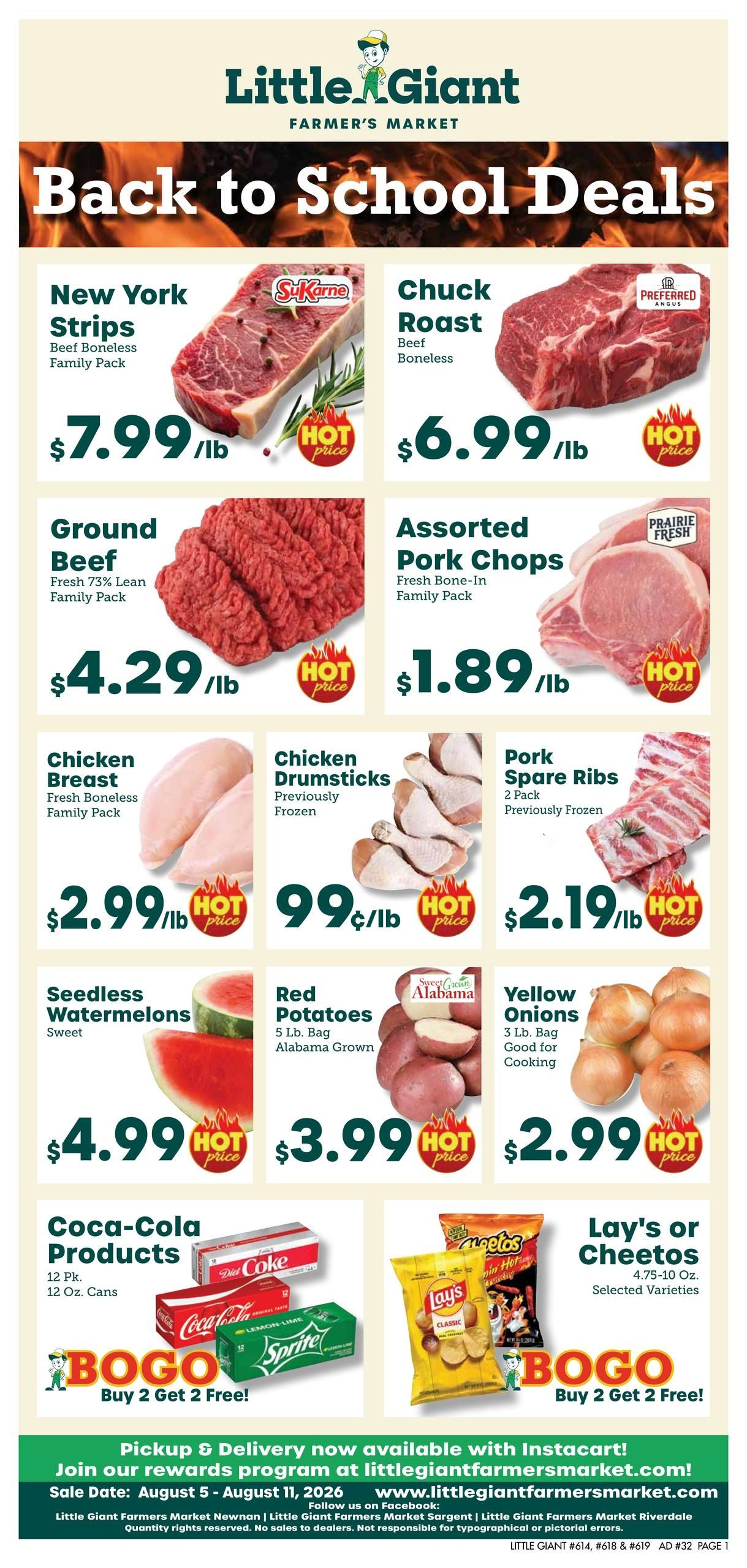 Little Giant (South Fulton Area, GA) Weekly Ad August 5 - 11, 2026