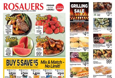 Rosauers (Anatone–Asotin Area, ID–WA) Weekly Ad August 5 - 11, 2026