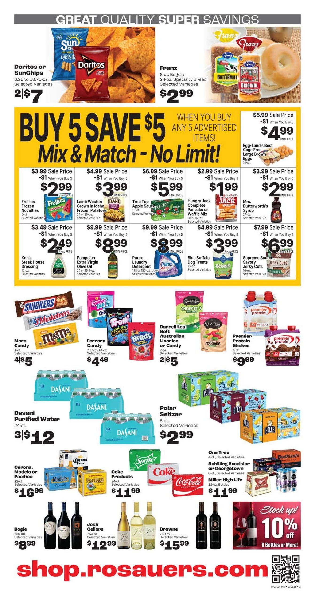 Rosauers (Anatone–Asotin Area, ID–WA) Weekly Ad August 5 - 11, 2026