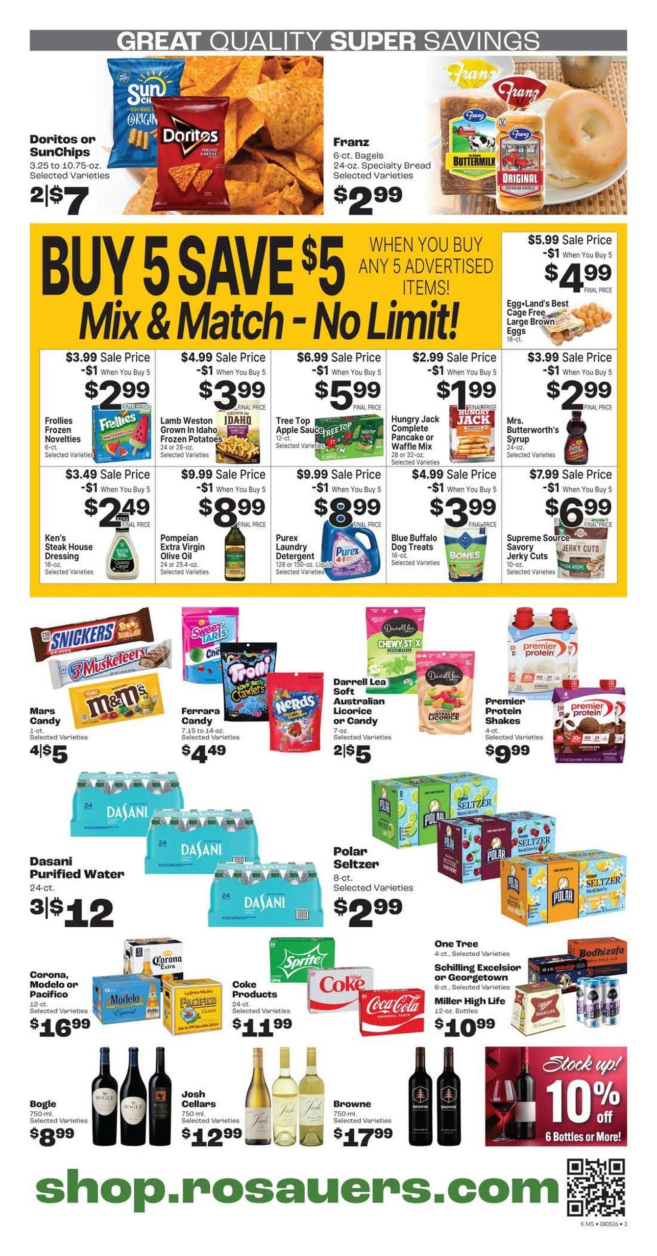 Rosauers (Kalispell–Somers Area, MT) Weekly Ad August 5 - 11, 2026