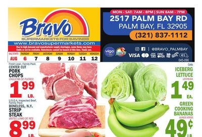 Bravo Supermarket (Palm Bay Area, FL) Bravo Florida Weekly Weekly Ad August 6 - 12, 2026