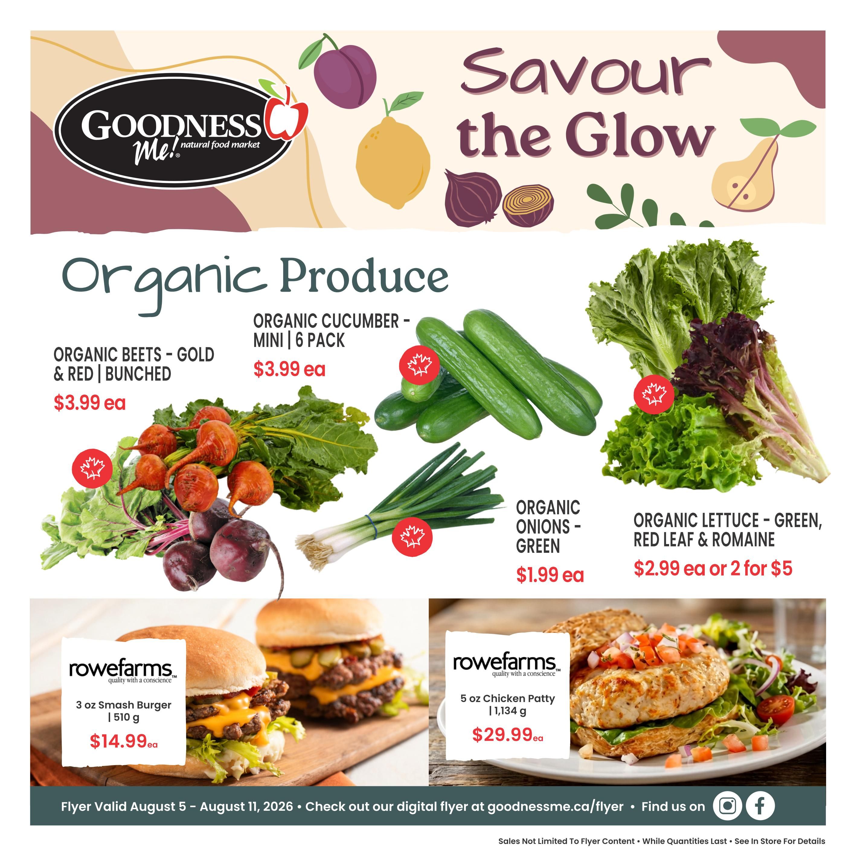 Goodness Me Flyer August 5 to 11