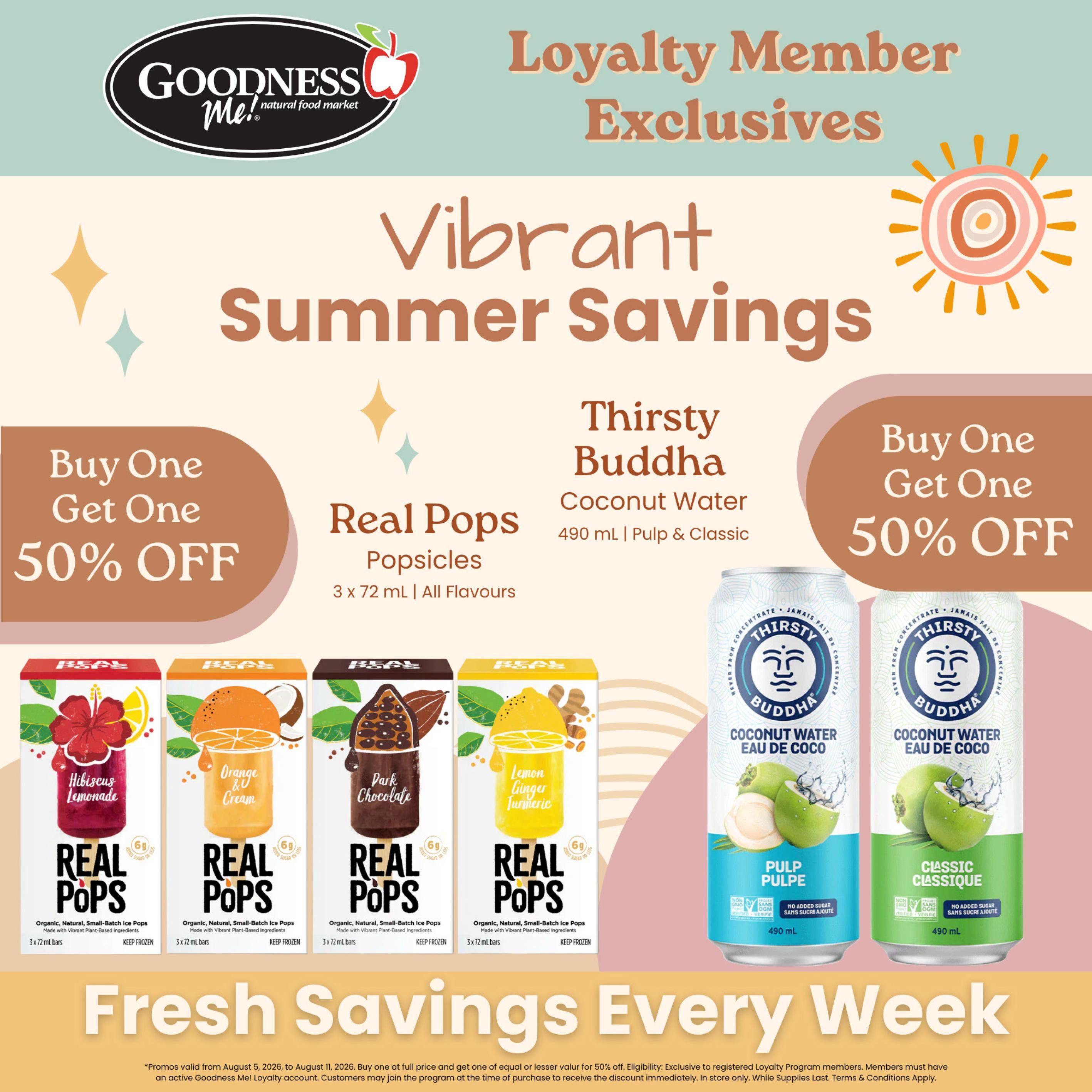 Goodness Me Flyer August 5 to 11