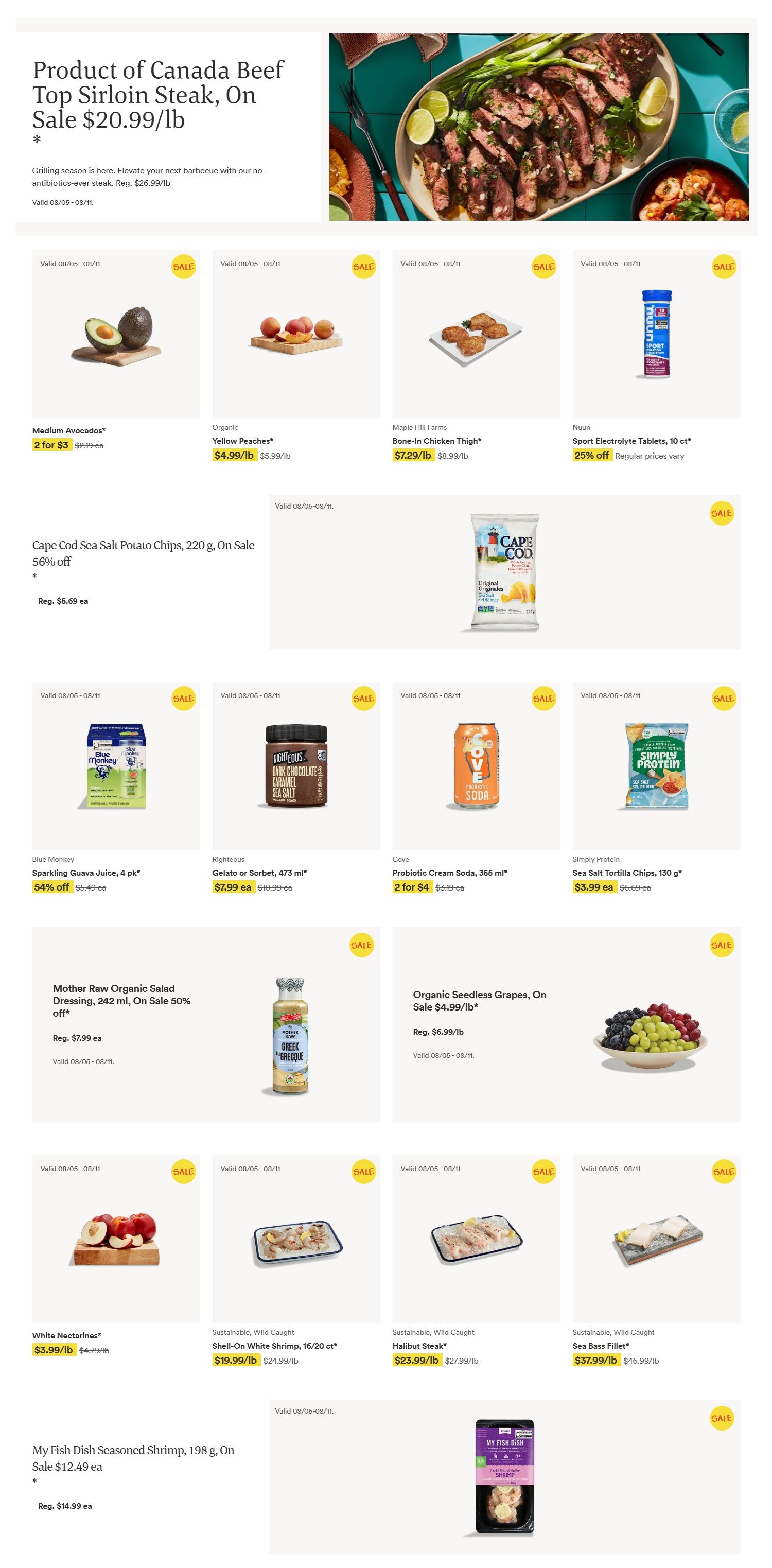 Whole Foods Market (West) Flyer August 5 to 11