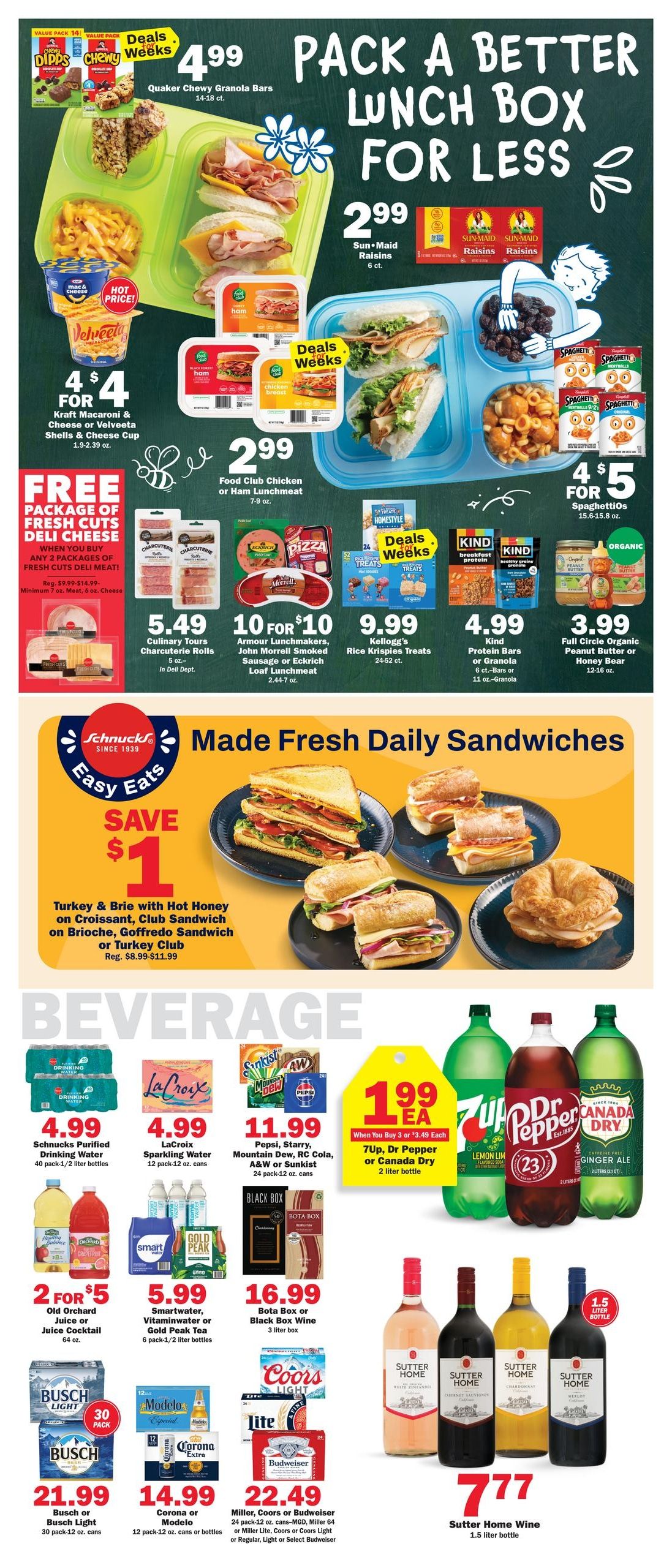 Schnucks (Carbondale–Carterville Area, IL) Weekly Print Weekly Ad August 12 - 18, 2026