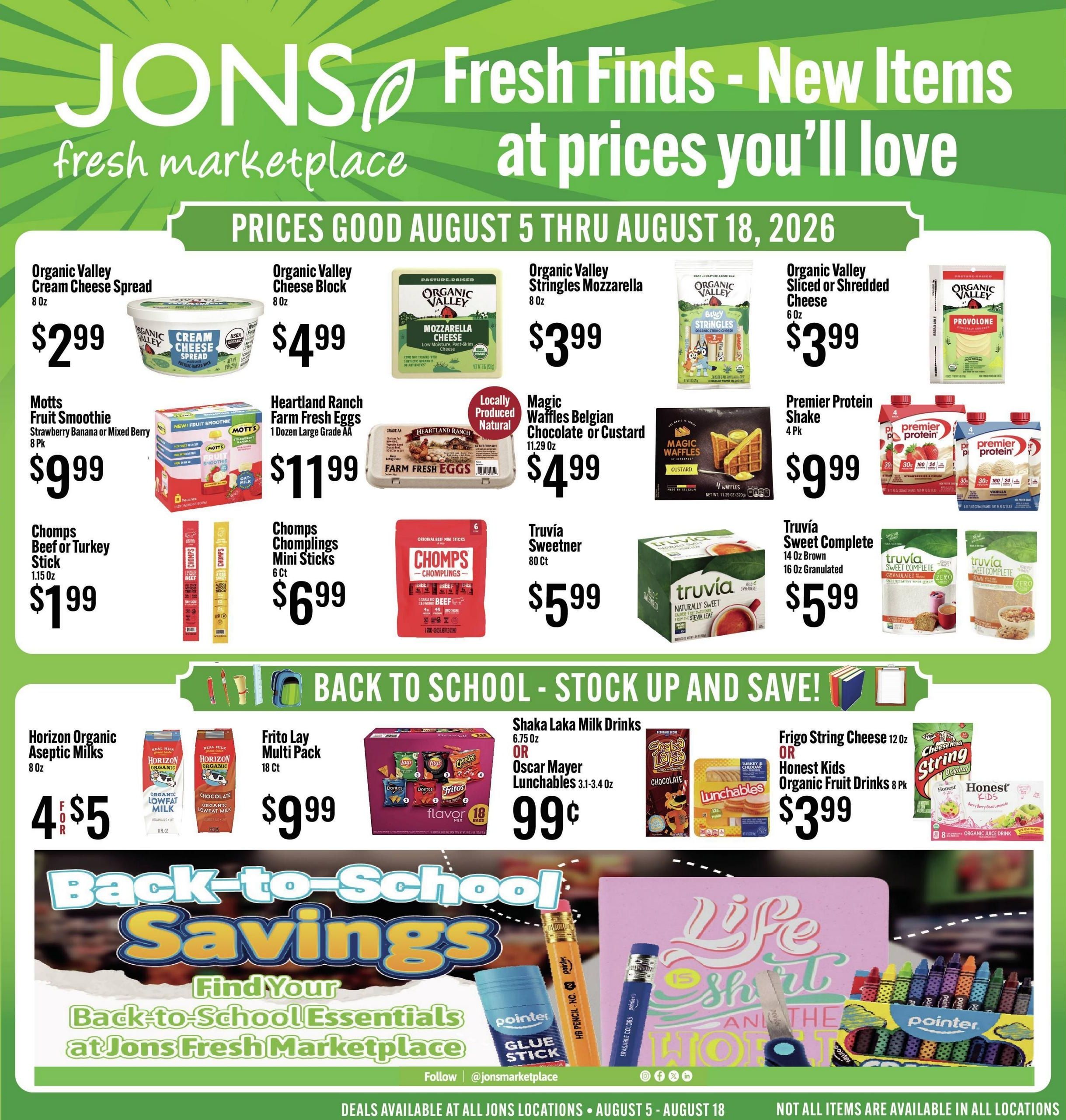 Jons International Marketplace (Huntington Beach–Garden Grove Area, CA) Weekly Ad August 5 - 11, 2026