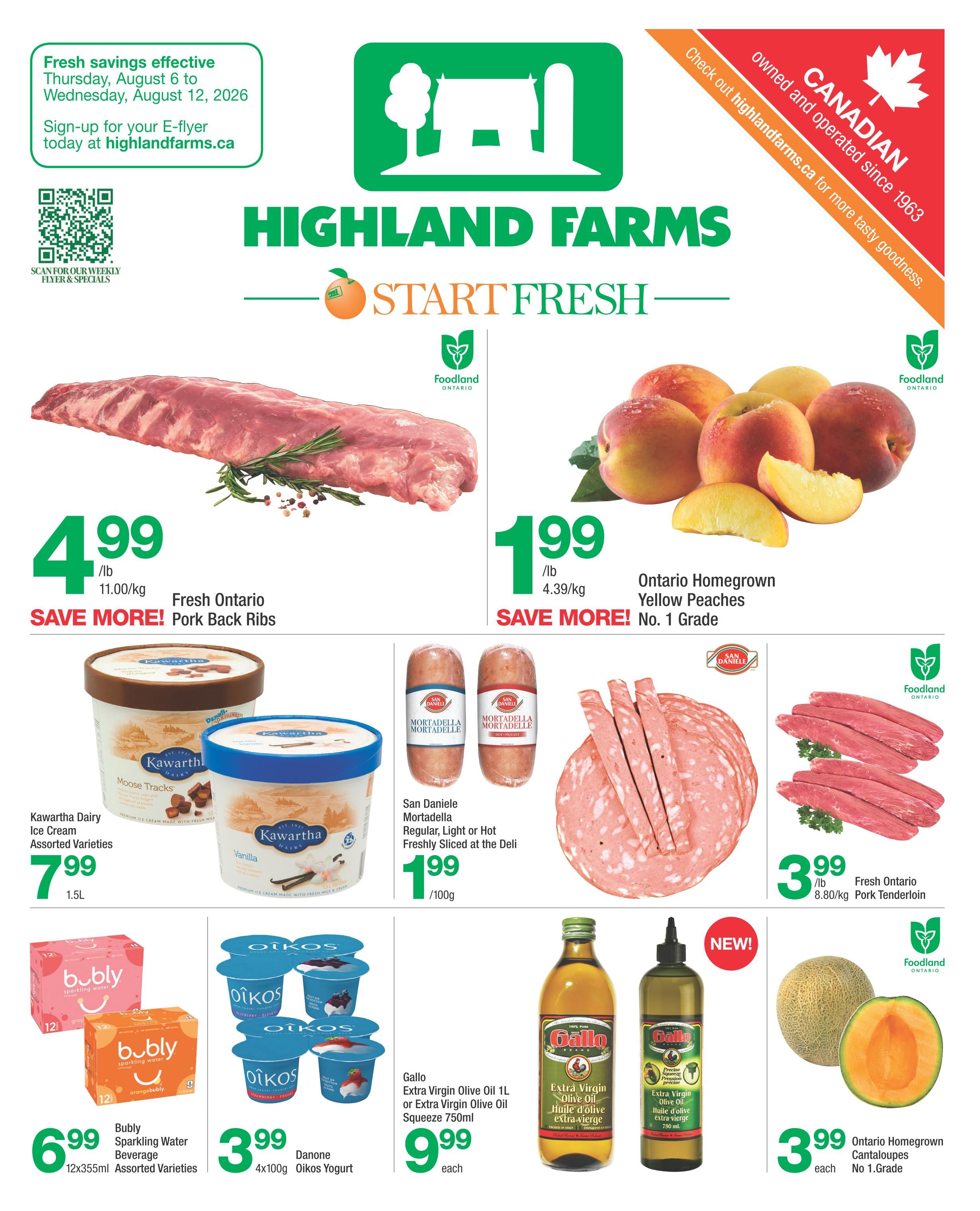 Highland Farms Flyer August 6 to 12