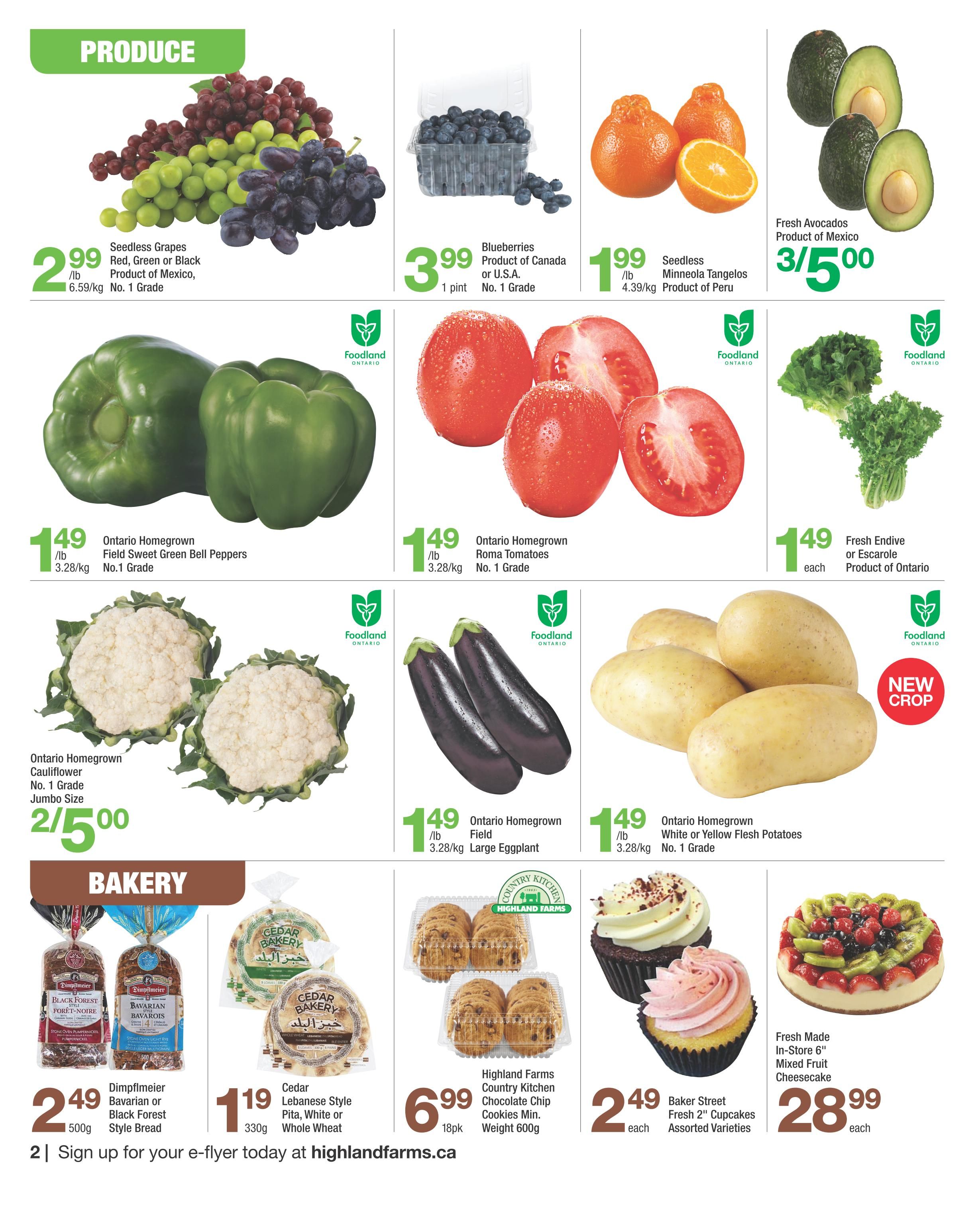 Highland Farms Flyer August 6 to 12