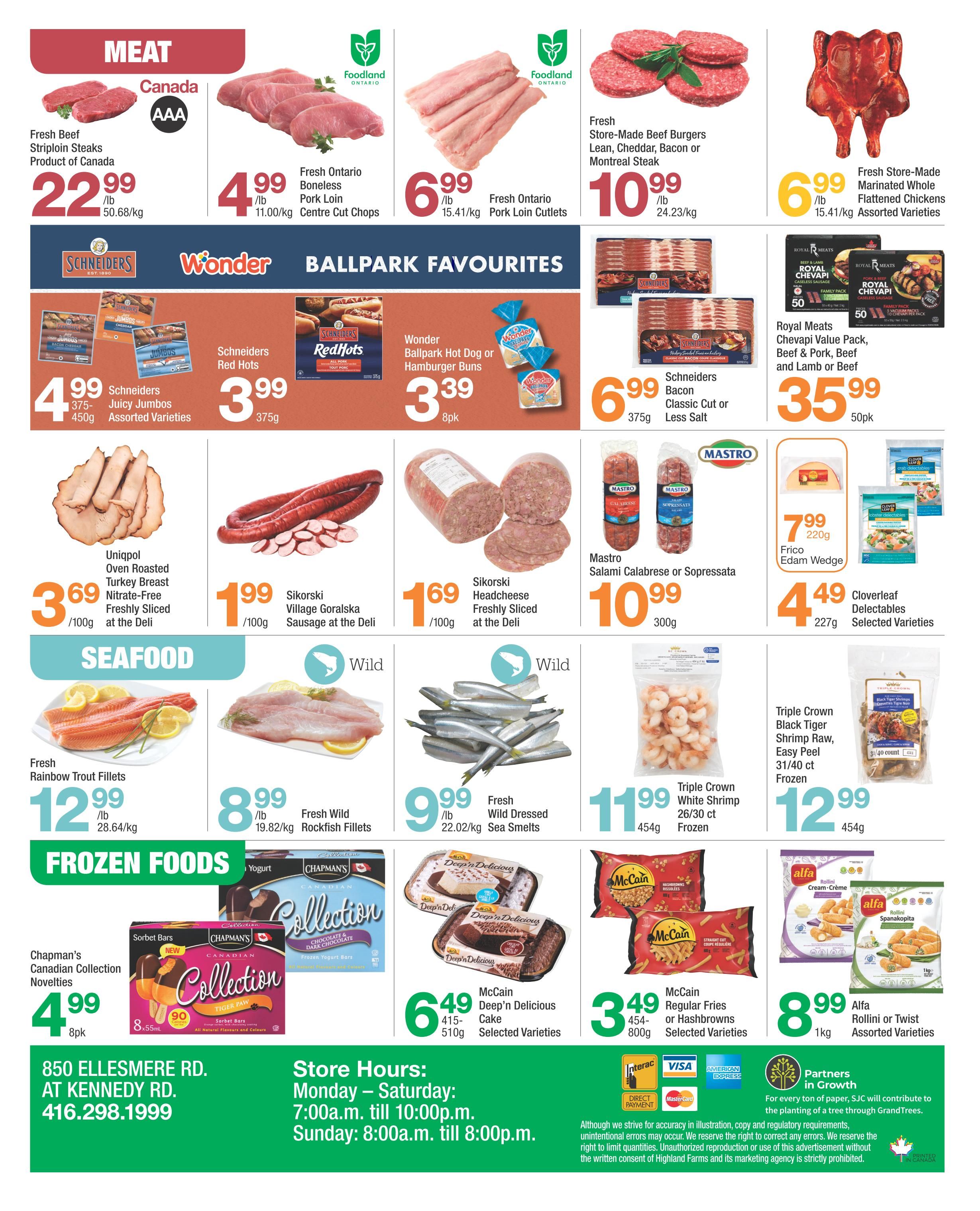 Highland Farms Flyer August 6 to 12
