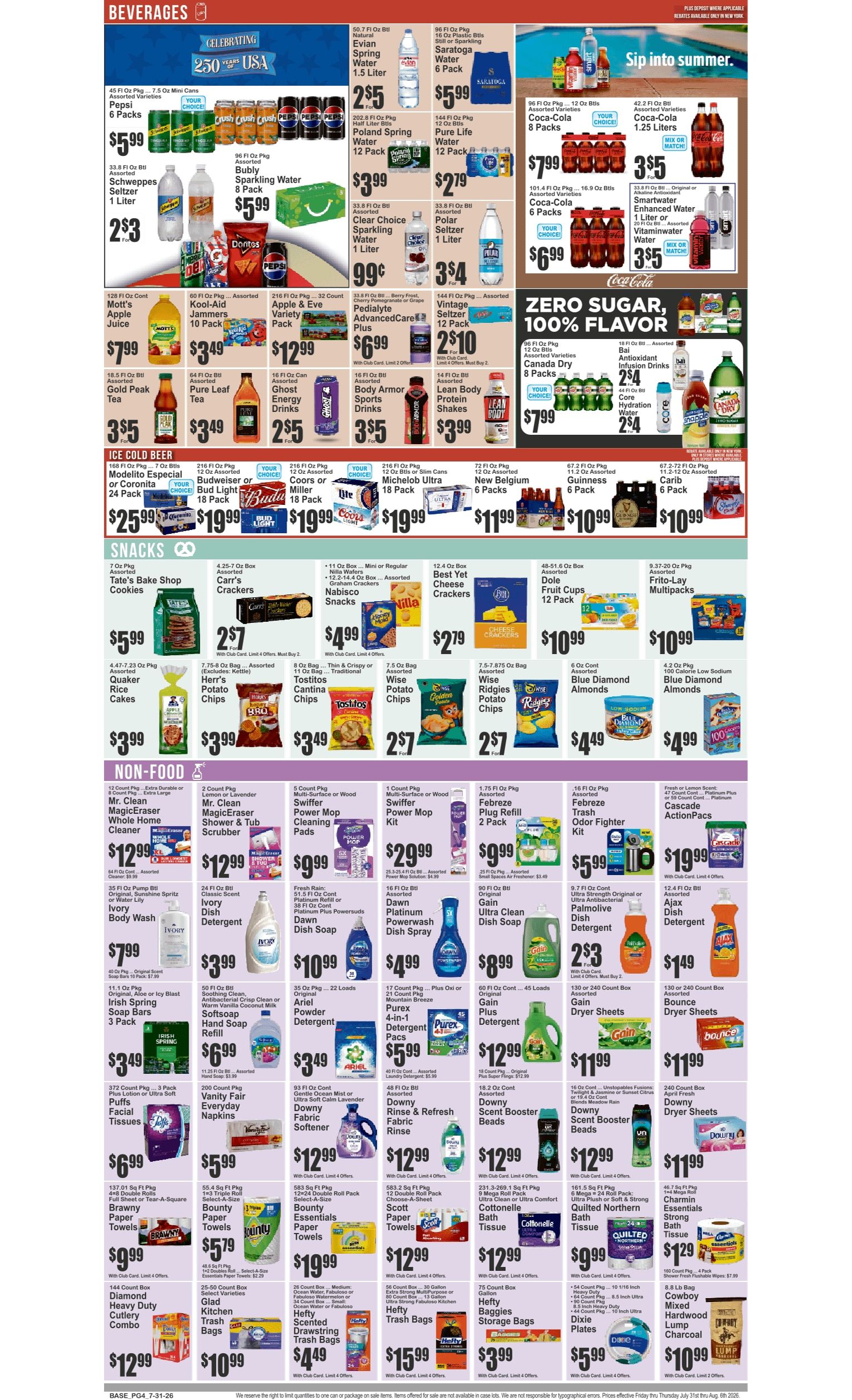 Food Universe (1982-84 86th Street, Brooklyn, NY) Weekly Ad July 31 - August 6, 2026