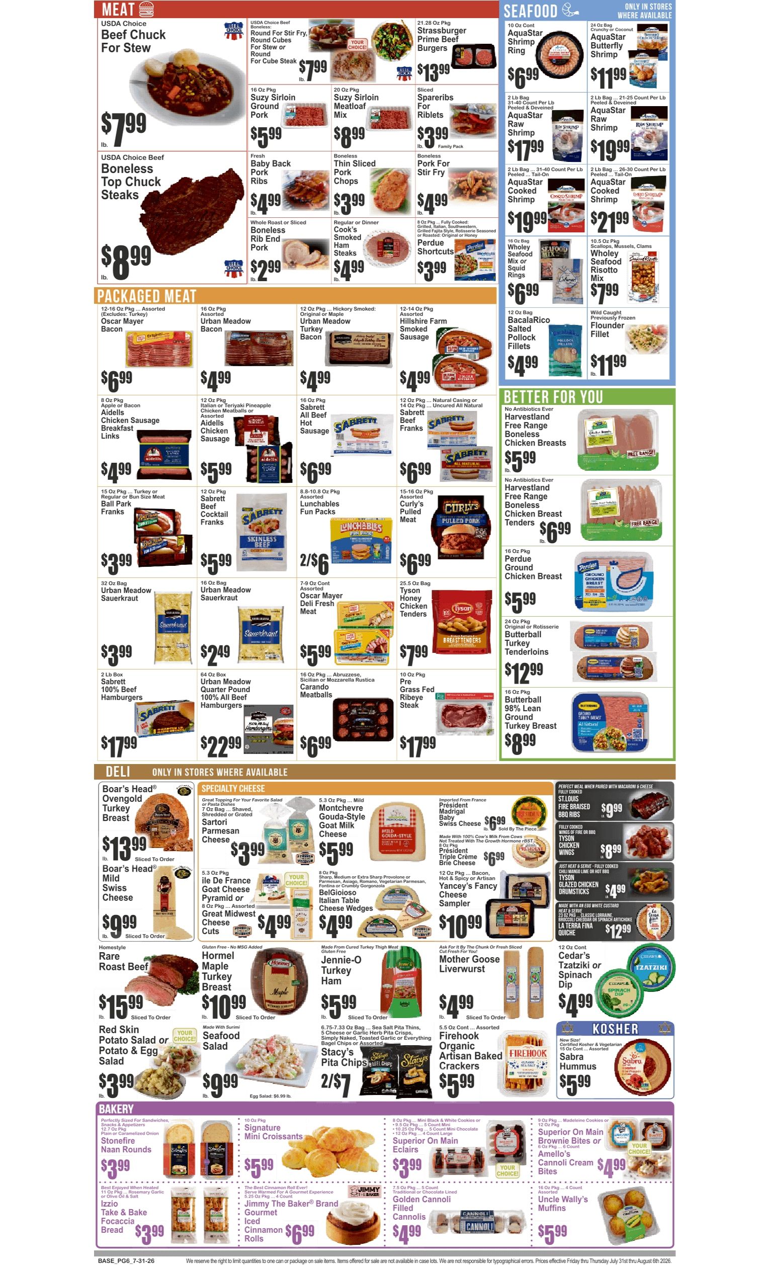 Food Universe (1982-84 86th Street, Brooklyn, NY) Weekly Ad July 31 - August 6, 2026