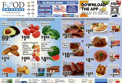 Food Universe (760 Melrose Ave., Bronx, NY) Weekly Ad July 31 - August 6, 2026