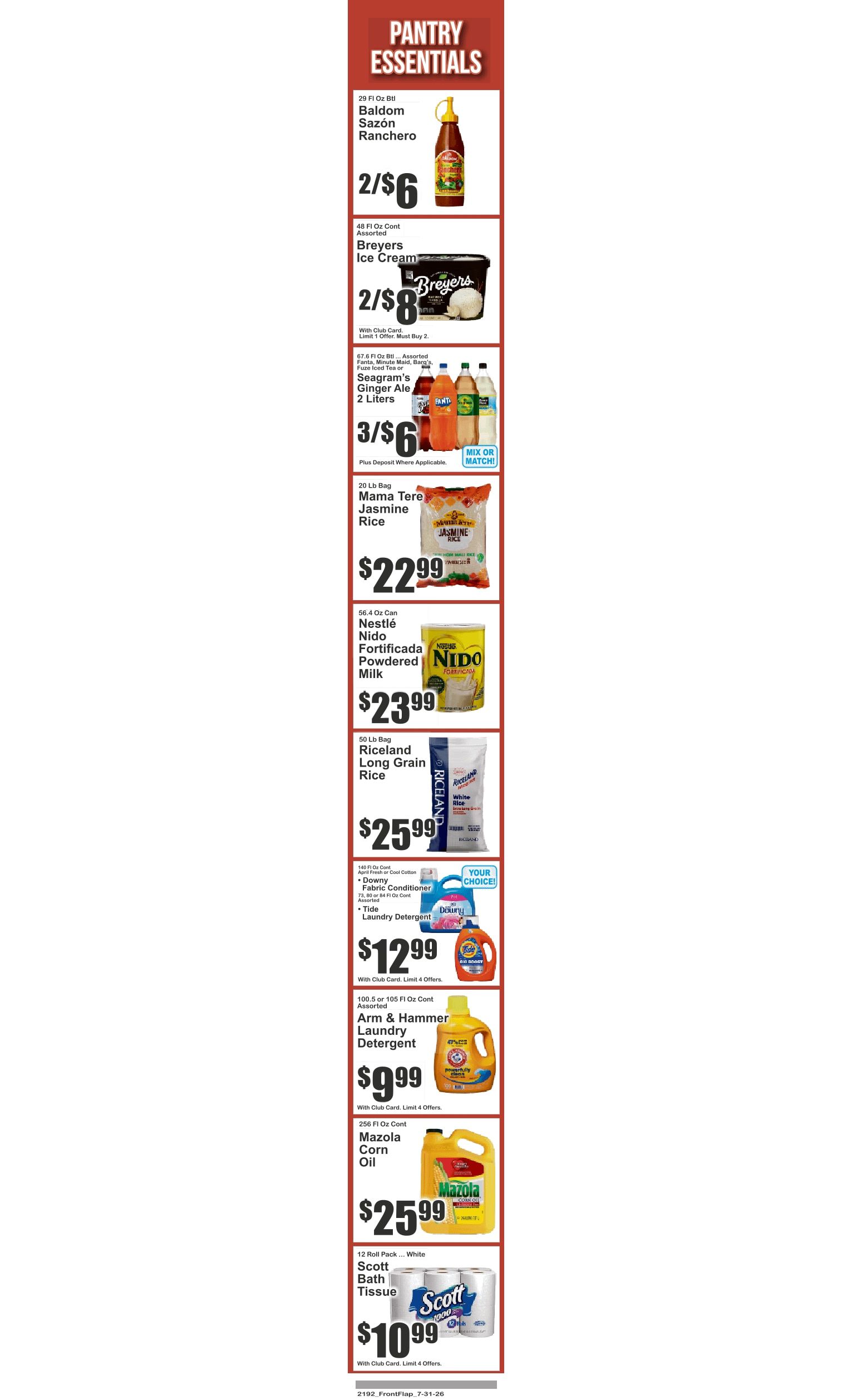 Food Universe (82 W. Kingsbridge Rd., Bronx, NY) Weekly Ad July 31 - August 6, 2026