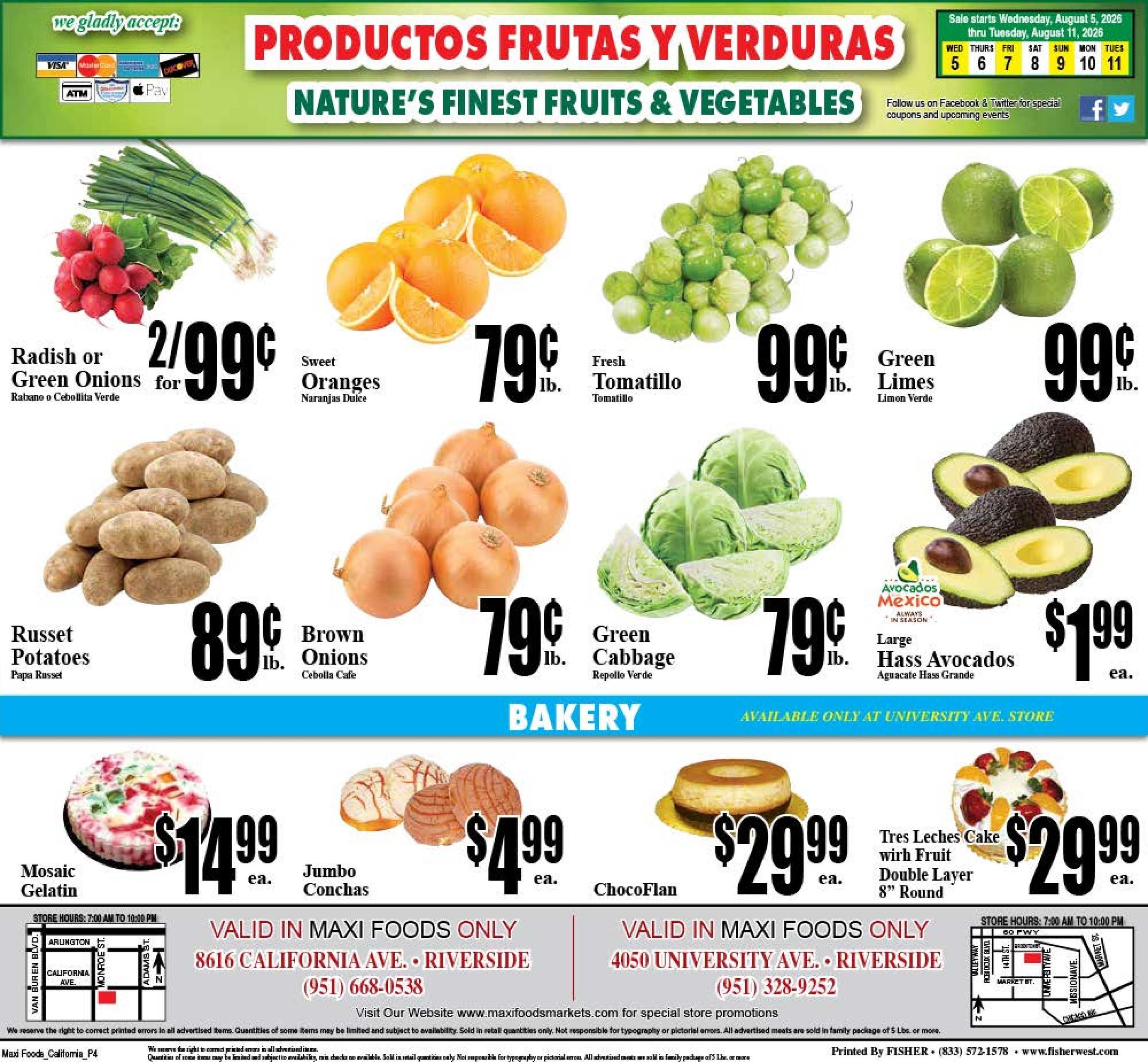 Maxi Foods Markets Weekly Ad August 5 - 11, 2026