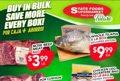 State Foods Supermarket (Tulare, CA) Weekly Ad August 5 - 11, 2026
