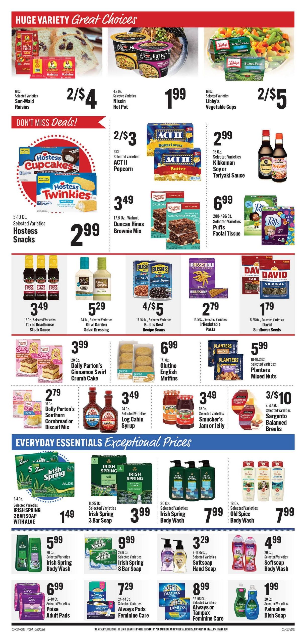 Nichols Dollar Saver Weekly Ad August 5 - 11, 2026