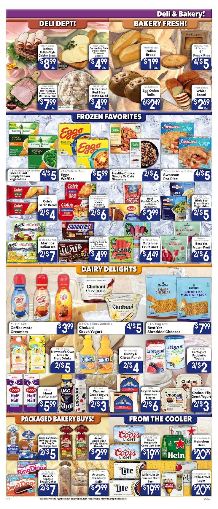 Big M Supermarkets (Plattsburgh, NY) Weekly Ad August 2 - 8, 2026