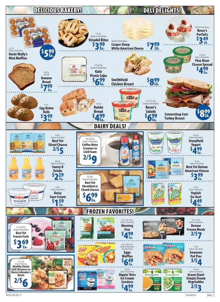 Big M Supermarkets (Caledonia, NY) Weekly Ad August 2 - 8, 2026