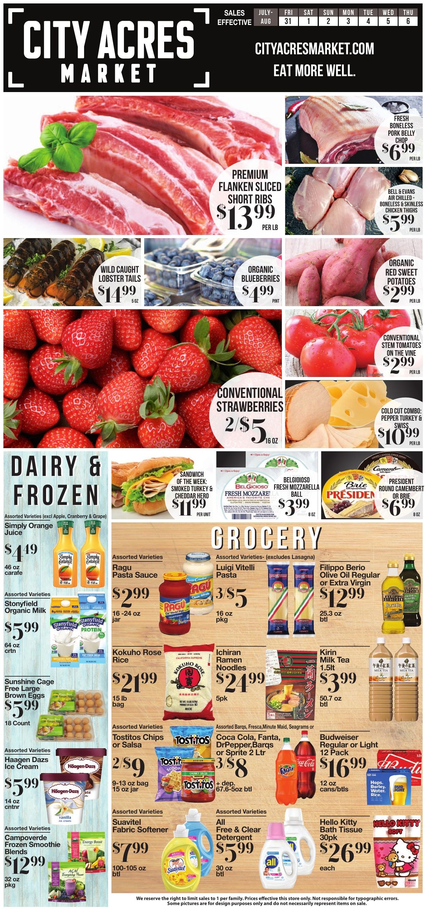 City Acres Market Weekly Ad July 31 - August 6, 2026