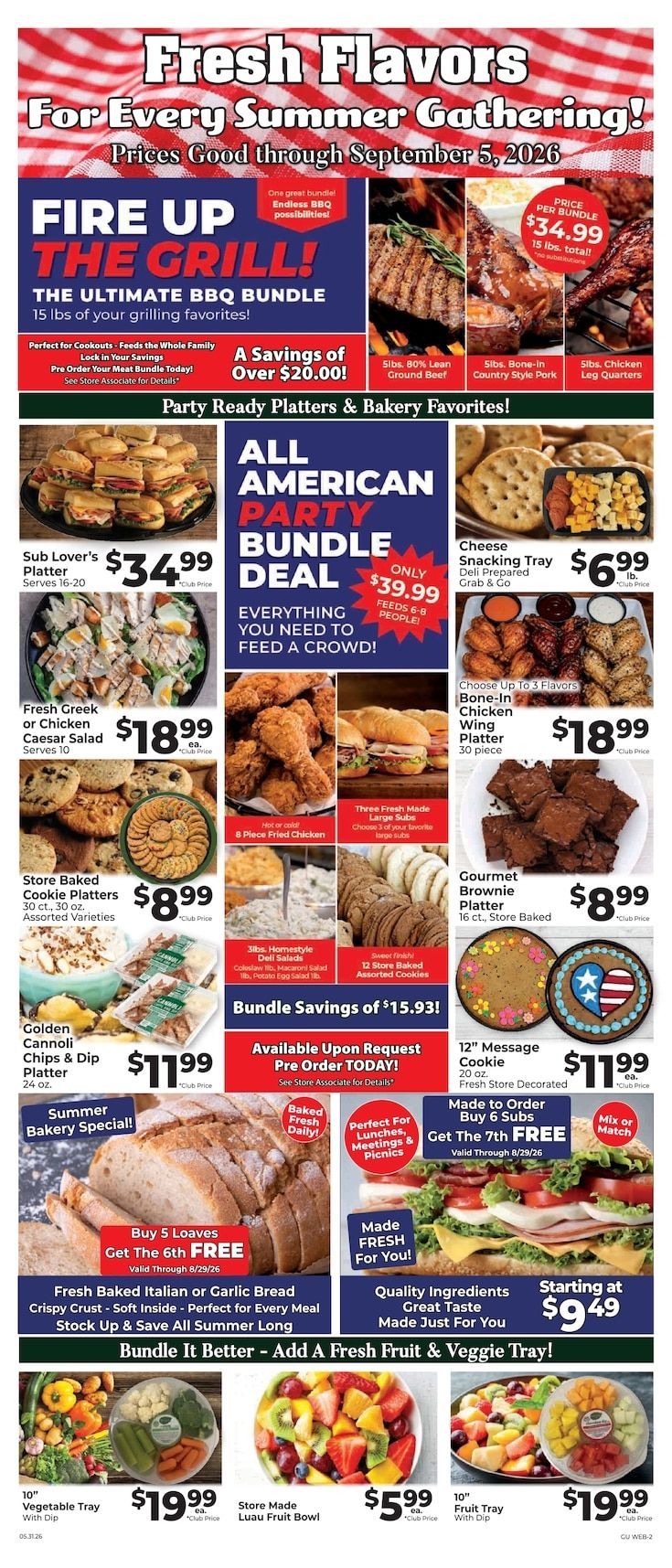 Grand Union (Rutland, VT) Weekly Ad August 2 - 8, 2026