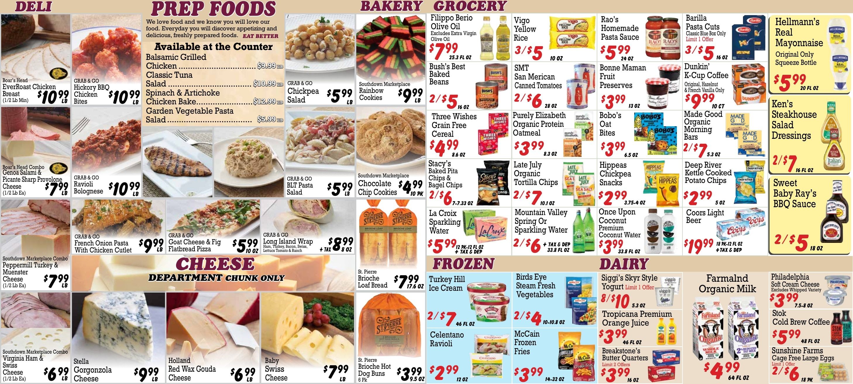 Southdown Marketplace (West Islip, NY) Weekly Ad July 31 - August 6, 2026