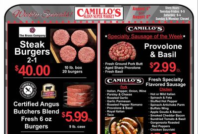 Sloan Super Market Weekly Ad August 2 - 8, 2026