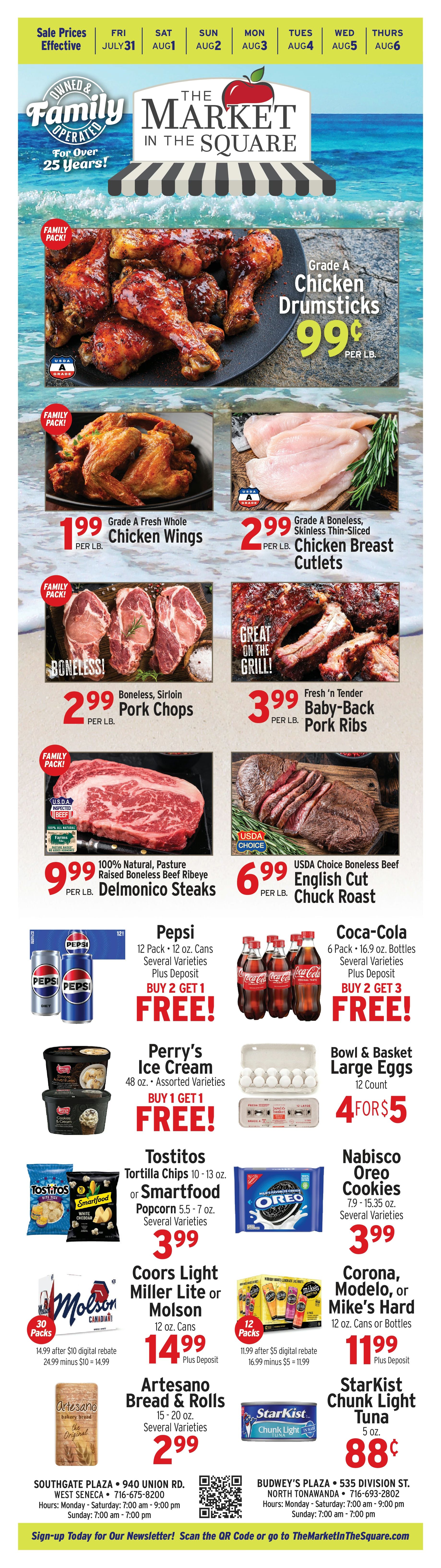 The Market in the Square Weekly Ad July 31 - August 6, 2026