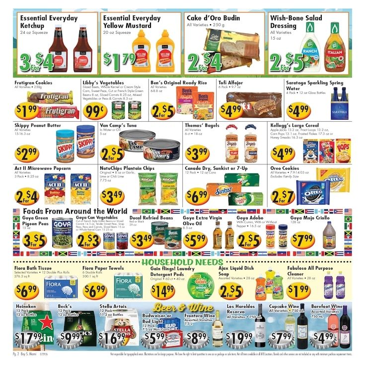 Ideal Food Basket (Miami Beach, FL) Weekly Ad August 5 - 11, 2026