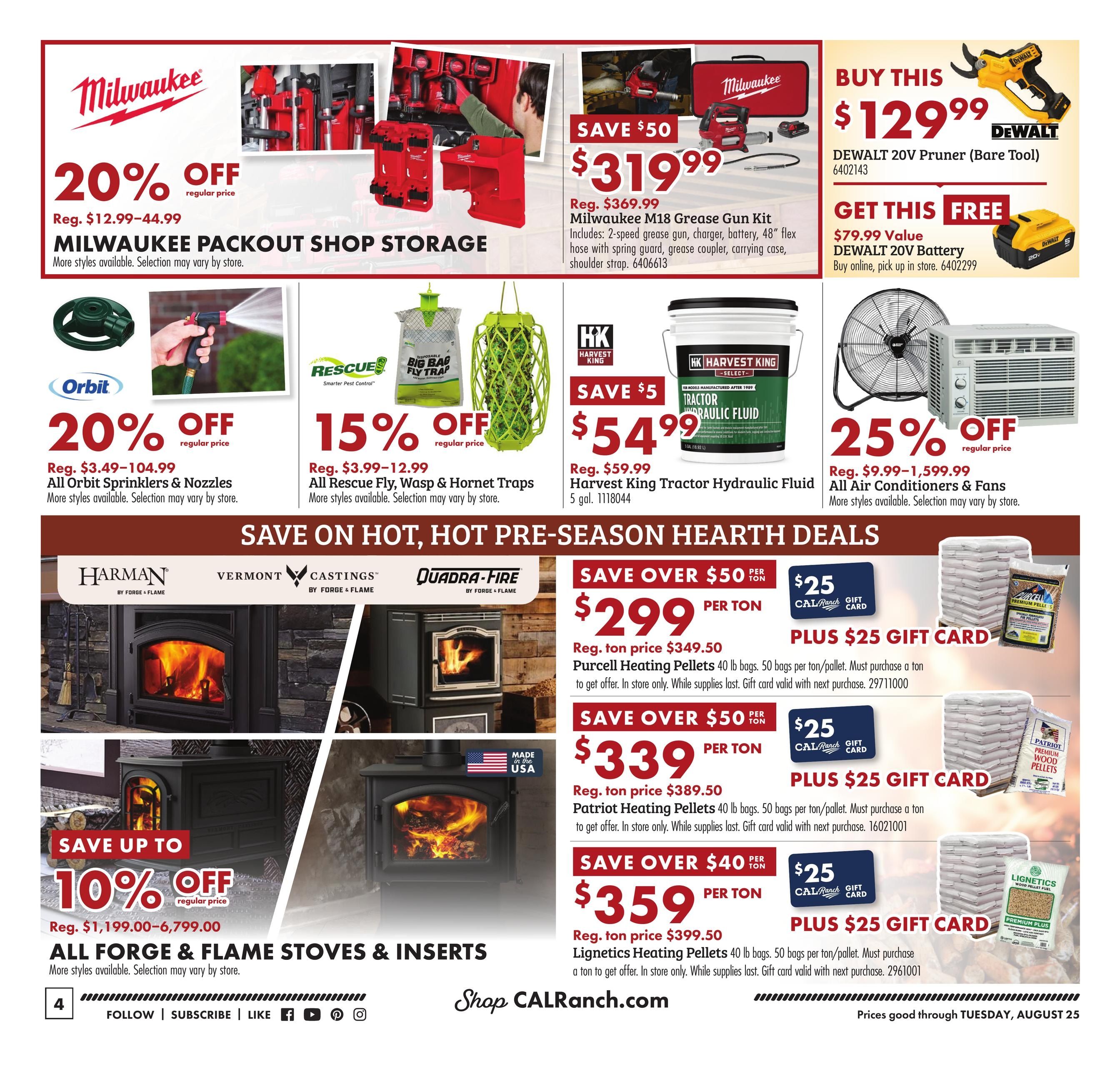C-A-L Ranch Stores (Idaho Falls–Ucon Area, ID) Summer Harvest Savings Weekly Ad August 5 - 25, 2026