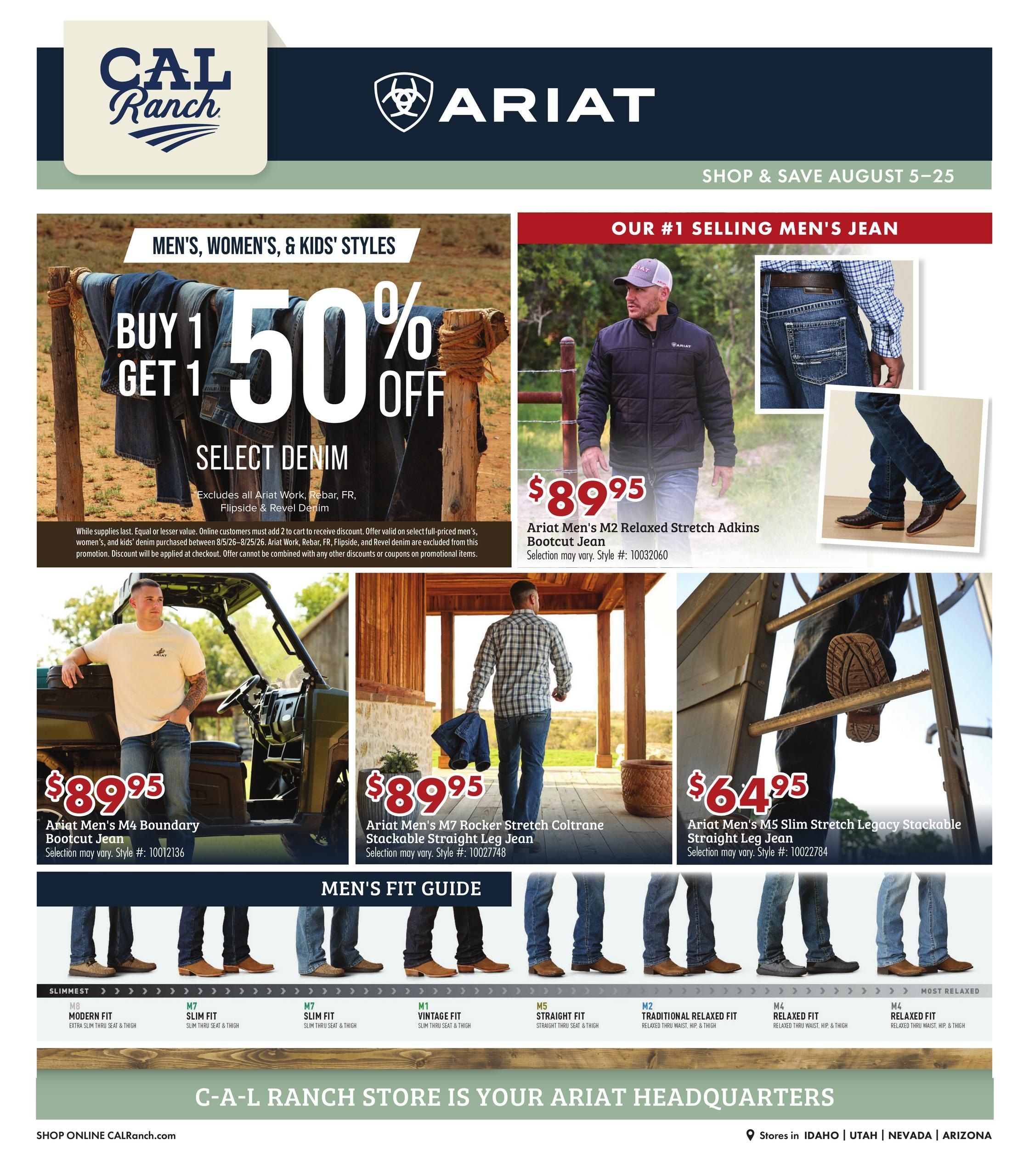 C-A-L Ranch Stores (Idaho Falls–Ucon Area, ID) Summer Harvest Savings Weekly Ad August 5 - 25, 2026
