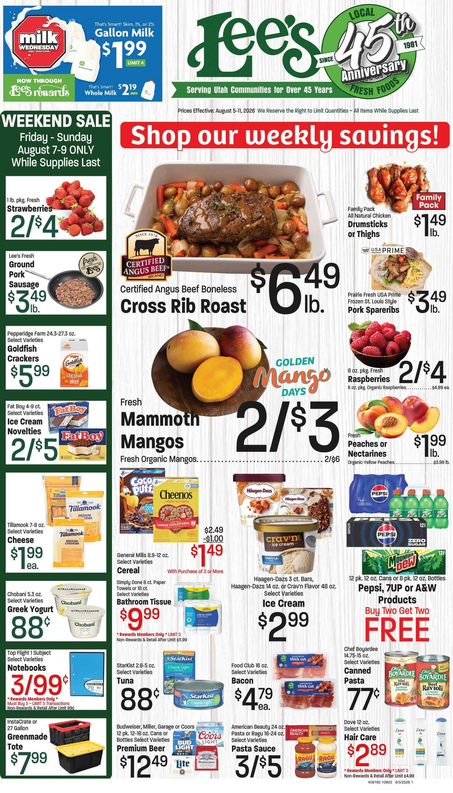 Lee's Marketplace Weekly Ad August 5 - 11, 2026